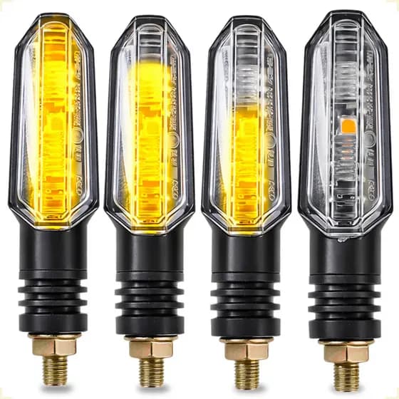 Kit 2 ou 4 Piscas Led Seta Sequencial Moto Cb Twister / Fan 125 150 / CB300 / Xre 300 / Bros 150 160