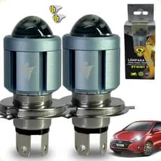 Kit de Lâmpada Farol Alto e Baixo de Led Carro H4 St-G301 Y Bombillo Stallion Super Branca e Amarela
