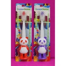 kit 2 escova de dente infantil- cores sortidas- variada- opções variadas variadas será enviada conforme o estoque..