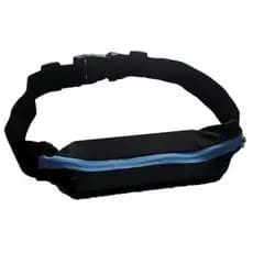 Pochete para Pequenos Itens - Cor Preto Ziper Azul