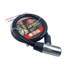 Trava Bicicleta Moto Pneu Segurança 65cm 2 chaves