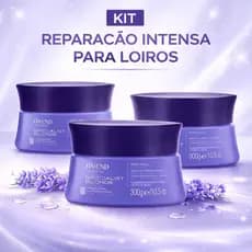 Kit Com 3 Máscara Matizadora Amend specialist Blonde 300G Efeito Rápido