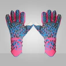 Novo estilo luvas de goleiro de futebol profissional crianças adulto látex respirável resistente ao desgaste sem proteçã
