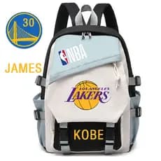 Mochila escolar de basquete, Kobe James curry, mochila de estudante, escola secundária, Campus