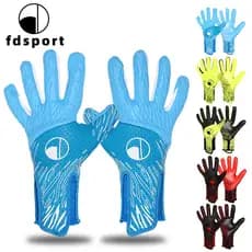 Série 20.0 Luvas de Goleiro Respirável Antiderrapante 4mm Látex Treinamento de Competição Sem Dedos Dedicado