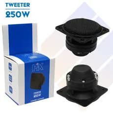 Mini Tweeter 250W RMS 8 Ohms - Frequências Altas para Som Automotivo e Ambiente Compacto e Potente