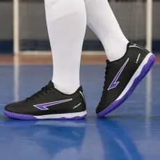 Chuteira Futsal Lancer Masculina Feminina Solado Borracha Costurada Adulto