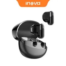 INOVA FON-12969B Fone de Ouvido Sem Fio TWS Som HD Estéreo ENC Conexão Estável Bateria Duradoura
