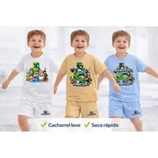 Conjunto Infantil estilo Minicraft  Ideal Para Brincar