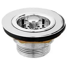 Válvula Americana Pia Cozinha 3 1/2 Metal Cromado Alta Qualidade
