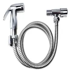 Ducha Higiênica Cromada Não Enferruja 100% Completa Luxo Metal Inox