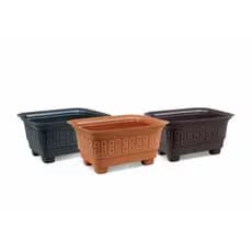 Kit 5 Vasos Floreira Plástico 3,5L para Jardim, Horta e Plantas – Jardineira Decorativa Resistente
