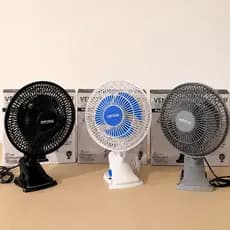Ventilador de Mesa Portátil 127V ou 220V Oscilante Silencioso Compacto