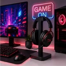 SUPORTE PARA HEADSET GAMER - BASE ESTÁVEL