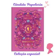 Caderno Bridgerton capa dura 160 folhas decoradas - Tilibra