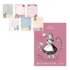 Bloco de papel de carta - Alice
