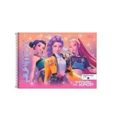 Caderno Espiral Cartografia Desenho Guerreiras Do Kpop 80f