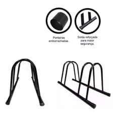 Suporte Bicicletário de Chão para 2 bikes
