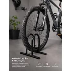 Suporte de Chão para 1 Bicicleta Organizador
