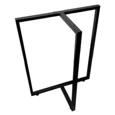 1 Unidade Pé de Mesa Estilo Industrial com Base em T Altura 73cm  x 50cm de Largura