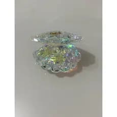Enfeite Concha De Vidro Decorativo Unidade 5cm