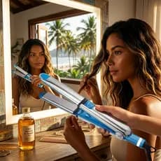 Prancha de Cabelo Nano Titanium Profissional 465F Chapinha Alisadora Salão Progressiva Bivolt Anti Frizz Brilho Iônico