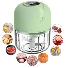 Processador Triturador Sem Fio Elétrico De Alimentos Para Legumes Alho Gengibre 250ML