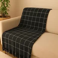 Manta Para Sofá Kit 2 Mantas 240x180 Tecido Grosso Alta Qualidade Decoração Sofá Cama Sala e Quarto