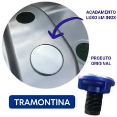 Acabamento Para Furo De Torneira Plug Tampão Tapa Furo De Pias Inox Tramontina