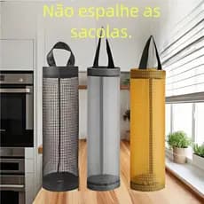Dispenser de Sacolas de Plástico - Organizador para Cozinha, Armazenamento Prático