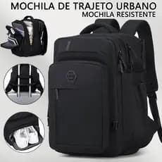 Mochila Executiva para Notebook, Trabalho e Deslocamento, Impermeável, Grande Capacidade para Viagem