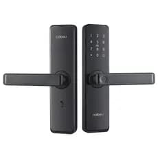 Tuya APP WIFI Fechadura Digital de Sobrepor, Fechadura Eletronica Fechaduras Digital de Embutir com Biometria -G5 Senha