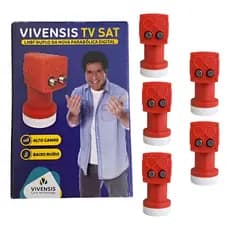 Kit Com 5 Lnbf Banda Ku Duplo Vivensis