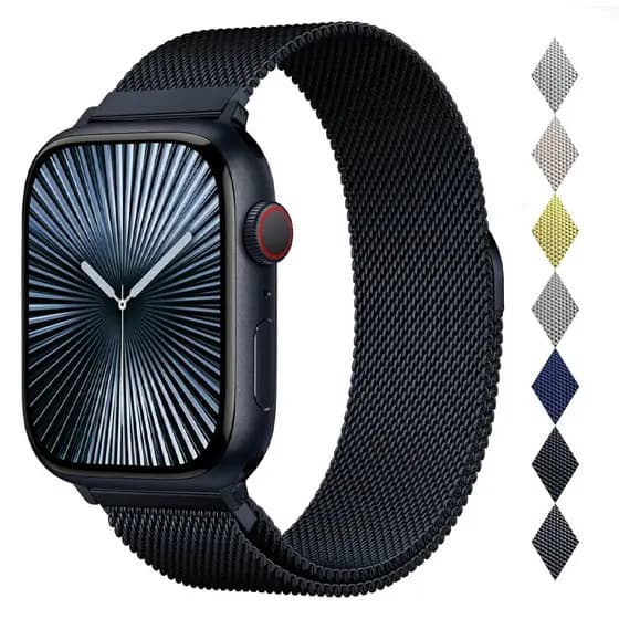 Pulseira Relogio Smartwatch Milanesa Relogio Aco Inox Compativel Apple Watch Series 10 Ultra Smartwatch – O Melhor Preço
