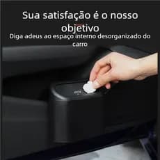 Lixeira Para Carro Interna Armazenamento Suspenso para Porta ou Banco