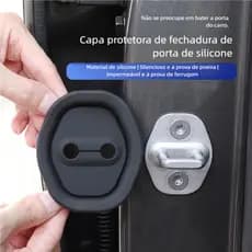 Kit de 4 peças Amortecedor de Fechadura Borracha Protetor Porta Do Carro Batente Anti Impacto Colisão Veicular Universal