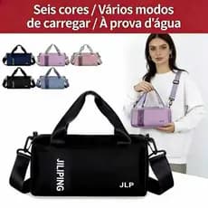 Bolsa transversal pequena feminina, bolsa de mão portátil, necessaire à prova d'água