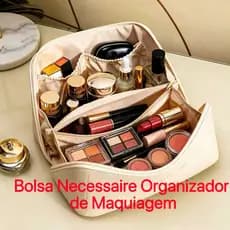Bolsa De Maquiagem Feminina 2026 Nova,Portátil,Grande Capacidade,Pode Guardar Pincéis De Maquiagem