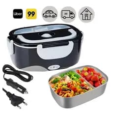 Marmita Elétrica Veicular Tomada Bivolt  1.5 L,110V/220V E 12V/24V - Marmita Térmica Para Comida