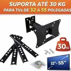 Suporte de Parede Articulado SMARTFLEX para TV 32 a 55 Polegadas | Até 30kg | VESA Universal