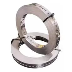 Fita perfurada 19 mm x 10 a 30 m - GALVANIZADA