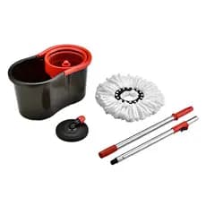 Mop Giratório Powermaid - Cabo aço inox 125cm