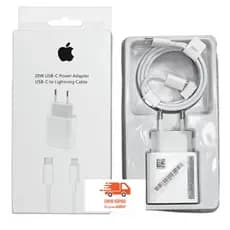 Carregador iPhone Original Turbo 20W Completo 8 9 11 12 13 14 Pro + Cabo Usb-C lacrado