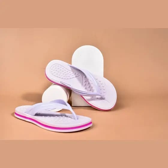 Chinelo Feminino de Dedo Massageador Macio Leve Antiderrapante Casual Praia Dia a Dia