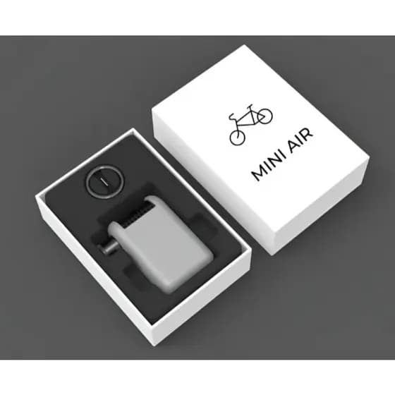 Mini Compressor Bomba De Ar Bicicleta Mini Air Portatil Preto
