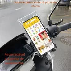 Capa de Telefone Recarregável À Prova D'água - Bolsa Protetora com Bateria Integrada e Tela Sensível ao Toque