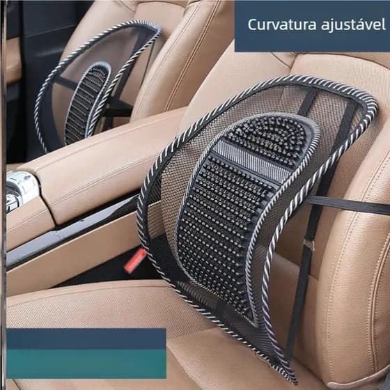 Encosto Lombar Ortopédico Corretor Postural para Banco de Carro