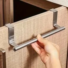 Porta Toalha de Porta com Gancho - Para Toalha de Rosto, Pano de Prato e Utensílios