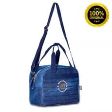 Lancheira Jeans Rebecca Bonbon Escolar Juvenil Azul Clio 10l