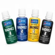 KIT 3 Corante Xadrez Liquido Tinta 50ml  - Sherwin Williams